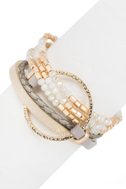 Go With The Flow Bracelet with Gold Accents