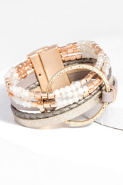Go With The Flow Bracelet with Gold Accents