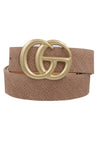 Fashion Belt in Camel
