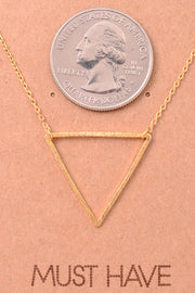 Triangle Necklace in Silver