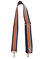 Blue, Orange & Light Blue Bag Strap